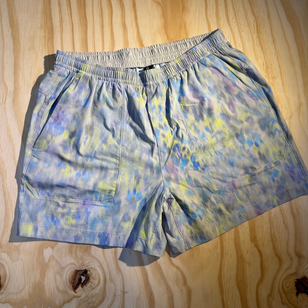 Lululemon Men's Bowline Stretch Ripstop Shorts Multicolor Pattern Size L